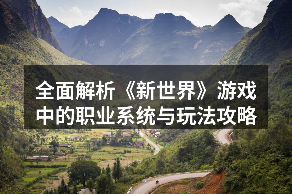 全面解析《新世界》游戏中的职业系统与玩法